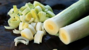 Raw Leeks