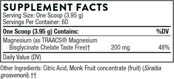 Thorne Magnesium Bisglycinate - Image 5