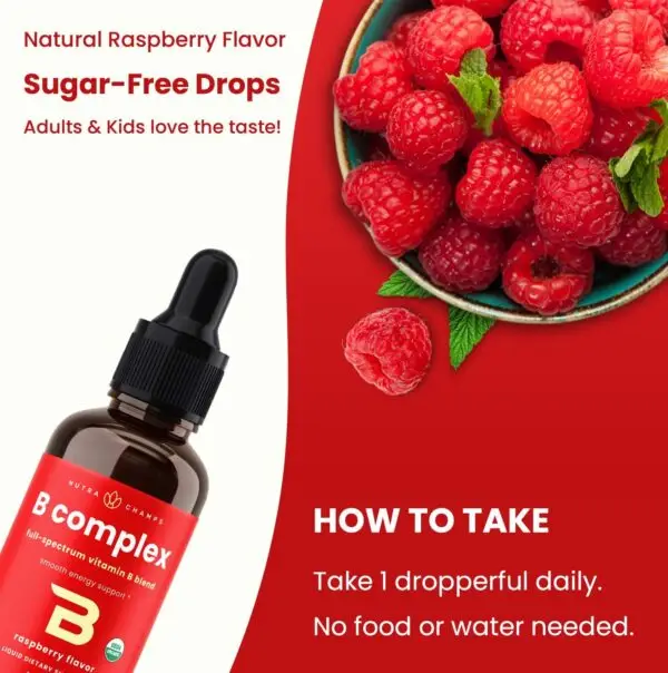 NutraChamps Vitamin B Complex Liquid Drops - Image 5