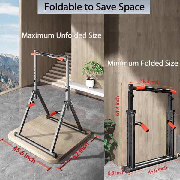 Foldable Pull Up & Dip Bar - Image 2