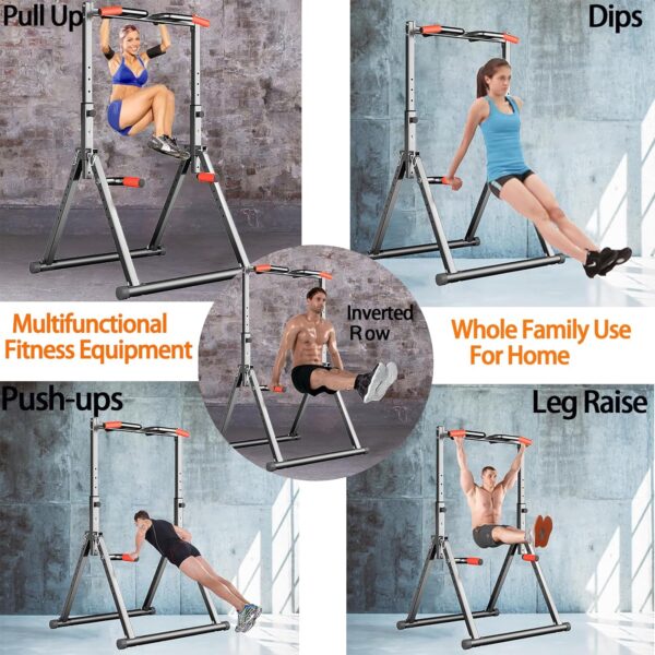 Foldable Pull Up & Dip Bar - Image 6