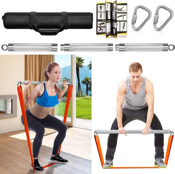 DASKING Detachable Resistance Bands Bar